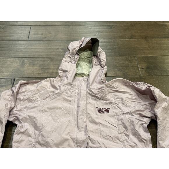 Mountain Hardware Youth Girls Conduit Silk Full Zip Hooded Raincaot Jacket M - Picture 4 of 10